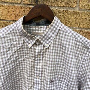 Burberry Brit Checkered Button Up Shirt XXL